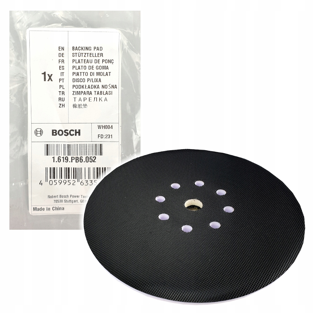 Brúsny kotúč Bosch so suchým zipsom Ø215 mm pre brúsky GTR 550